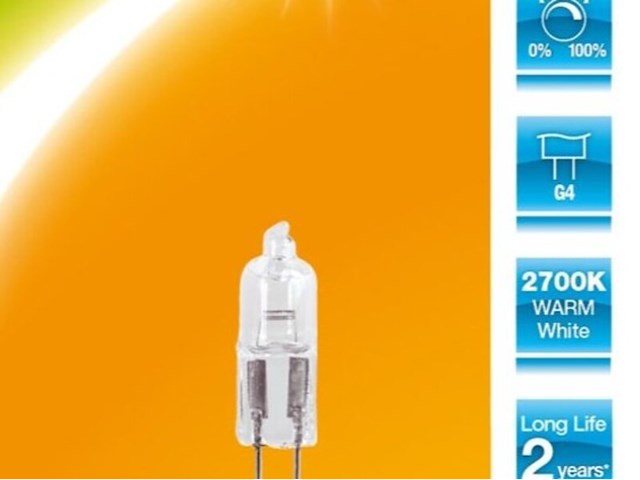 Ca. 12x halogeenlamp capsule gp, 056461 hl, laag voltage 8 w 12v - afbeelding 2 van  2