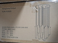 Ca. 12x hanglamp, furniqs, ember - afbeelding 3 van  3