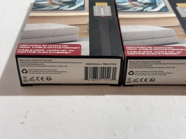 Ca. 12x hdmi kabel uhd 4k hdr, monster, vme20044 - afbeelding 3 van  3
