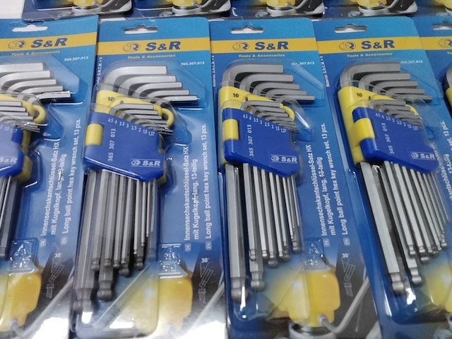 Ca. 12x inbusset van s+r, kwaliteits gereedschap s+r - afbeelding 2 van  3