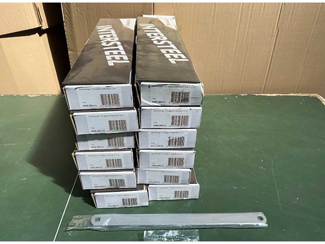 Ca. 12x intersteel dr112 glijarm deurdranger, intersteel, dr112, grijs / chroom, 2026 - afbeelding 1 van  2