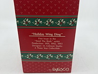 Ca. 12x kerstboom hanger, enesco, holiday wing ding - feed the bird - afbeelding 3 van  4