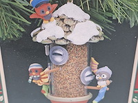 Ca. 12x kerstboom hanger, enesco, holiday wing ding - feed the bird - afbeelding 4 van  4