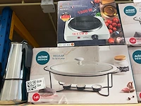 Ca. 12x keukenapparatuur w.o. elektrische kookplaat, w.o. tomado, pancerka, safecourt - afbeelding 8 van  12