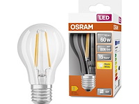 Ca. 12x led lampen peer 6w osram, e27, warmwit - afbeelding 1 van  2