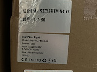 Ca. 12x led paneel 36w 4000k 595x595x30 mm ellipz lighting - afbeelding 3 van  4