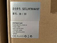 Ca. 12x led paneel 36w 4000k 595x595x30 mm ellipz lighting - afbeelding 4 van  4
