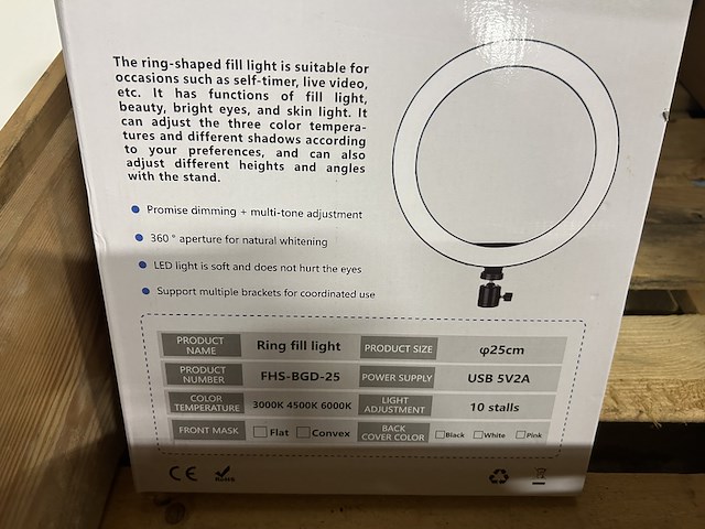 Ca. 12x led ringlamp - afbeelding 3 van  3
