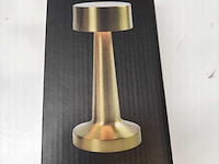 Ca. 12x led tafellampen met touchbediening, goud - afbeelding 3 van  4