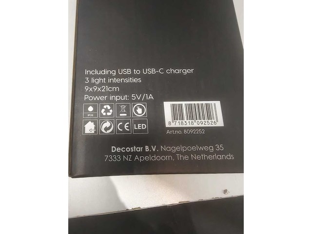 Ca. 12x led tafellampen met touchbediening, goud - afbeelding 4 van  4