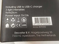 Ca. 12x led tafellampen met touchbediening, goud - afbeelding 4 van  4