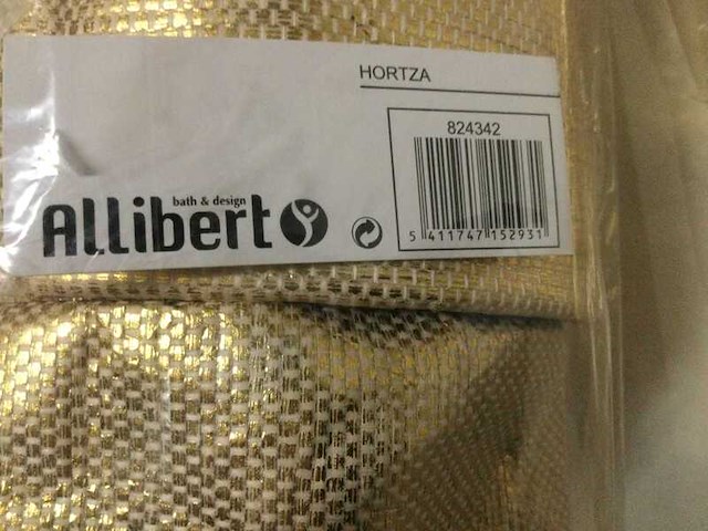 Ca. 12x mandjes voor douche of badkamer allibert, hortza, goud - afbeelding 4 van  5