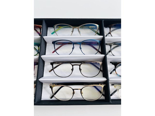 Ca. 12x optische monturen, tom davies, in luxe opbergdoos/displaytray - afbeelding 9 van  15