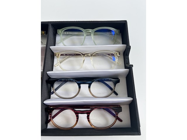 Ca. 12x optische monturen, tom davies, in luxe opbergdoos/displaytray - afbeelding 9 van  14