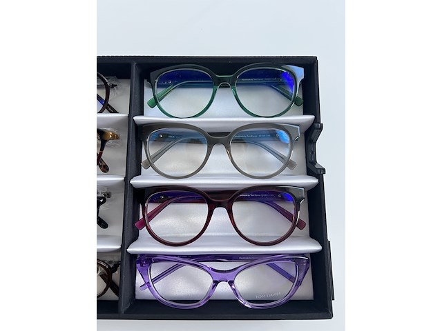 Ca. 12x optische monturen, tom davies, in luxe opbergdoos/displaytray - afbeelding 10 van  16