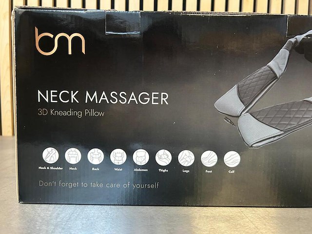 Ca. 12x premium massagekussen, nekmassage apparaat, bluemay - afbeelding 8 van  8