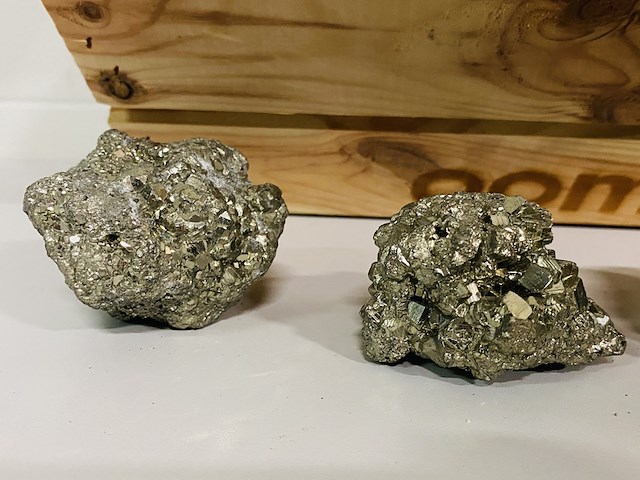 Ca. 12x pyriet clusters - afbeelding 4 van  6