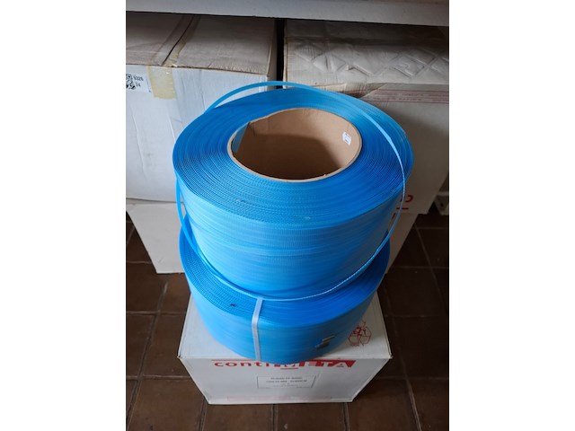Ca 12x rol ruban pp band, blauw - afbeelding 2 van  3