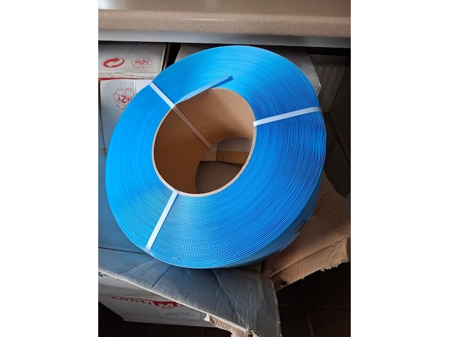 Ca 12x rol ruban pp band, blauw - afbeelding 2 van  3