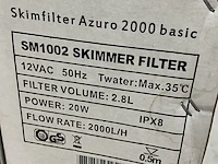 Ca. 12x skimmer filters, azuro, 2000basic - afbeelding 3 van  4