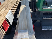 Ca. 12x thermo radiata pina planken geschaafd, 18x90mm, lengte 480cm - afbeelding 1 van  3