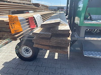 Ca. 12x thermo radiata pina planken geschaafd, 18x90mm, lengte 480cm - afbeelding 3 van  3