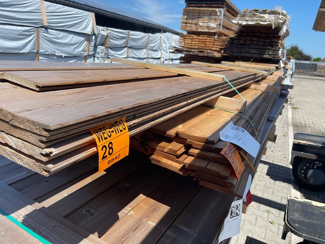 Ca. 12x thermo vuren channelsiding, 20x190mm, lengte 450cm - afbeelding 2 van  3