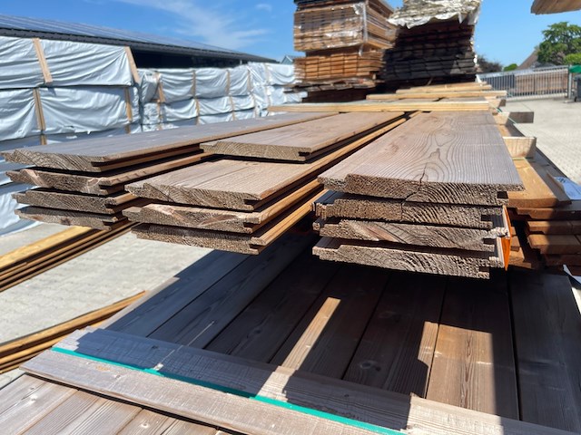 Ca. 12x thermo vuren channelsiding, 20x190mm, lengte 450cm - afbeelding 3 van  3