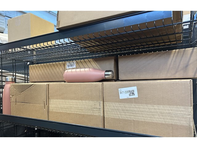 Ca. 12x thermosfles, roze - afbeelding 2 van  3