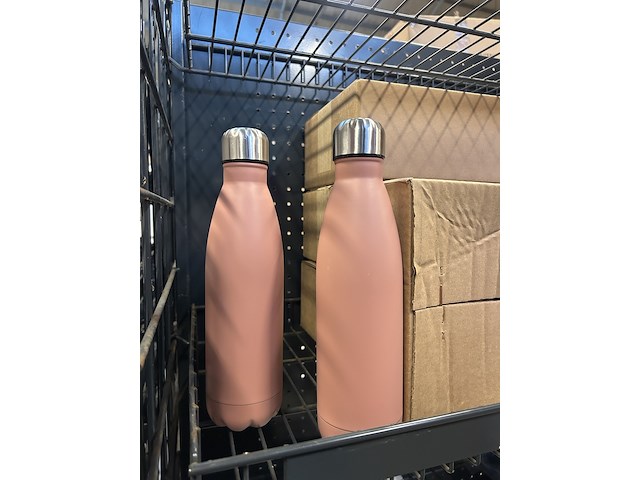 Ca. 12x thermosfles, roze - afbeelding 3 van  3