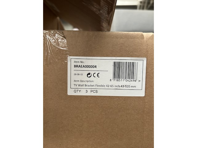 Ca. 12x tv wandbeugel 42-65" flexibel, sam creative, braea000004 - afbeelding 3 van  3