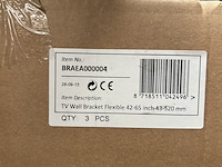 Ca. 12x tv wandbeugel 42-65" flexibel, sam creative, braea000004 - afbeelding 3 van  3
