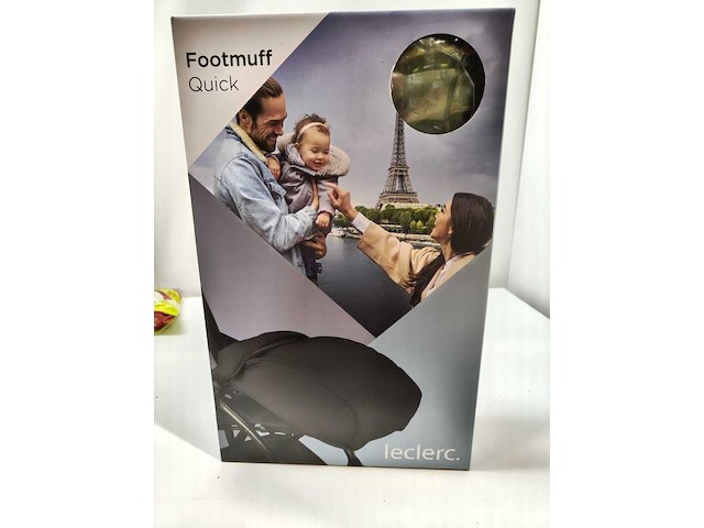 Ca. 12x voetenzakken voor op de fiets, kinder product leclerc, olijf groen - afbeelding 2 van  3