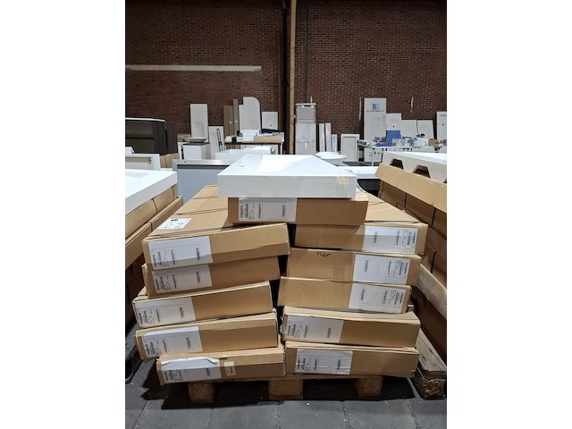 Ca. 12x wastafel sienna 1200, glans wit - afbeelding 6 van  7