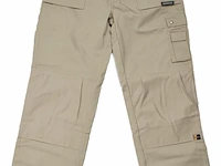 Ca. 12x werkbroek roughnecks, beige, maten 58, 60 en 62 - afbeelding 2 van  2