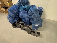 Ca. 12x zak onderdelen geïsoleerd leidingsysteem, airfoam, zwart - afbeelding 2 van  3