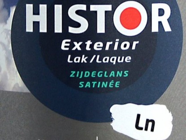 Ca. 12x zijdeglanslak basis 500 ml histor, exterior, wit - afbeelding 2 van  2