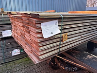 Ca. 130x douglas wisselsponning/halfhoutsrabat, 16x190mm, lengte 400cm - afbeelding 2 van  3