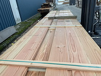 Ca. 130x douglas wisselsponning/halfhoutsrabat, 18x190mm, lengte 500cm - afbeelding 1 van  3