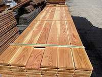 Ca. 130x douglas zweeds rabat, 21x190mm, lengte 400cm