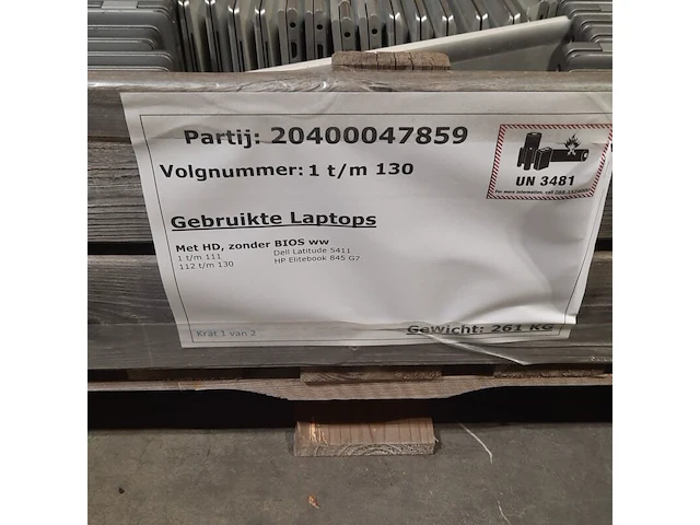 Ca. 130x laptop, dell/hp, o.a. latitude 5411 - afbeelding 17 van  17
