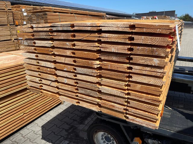 Ca. 132x douglas wisselsponning, 18x190mm, lengte 300cm - afbeelding 3 van  3