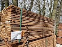 Ca. 132x guyana teak beschoeiingsplanken, 20x150mm, lengte 200cm - afbeelding 4 van  4