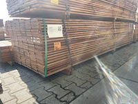 Ca. 132x guyana teak beschoeiingsplanken, 20x150mm, lengte 350cm - afbeelding 4 van  4