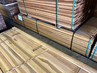 Ca. 133x guyana ipé planken geschaafd, 21x140mm, lengte 41/245cm, 41/275cm, 51/305cm - afbeelding 4 van  4
