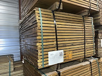 Ca. 133x guyana ipé planken geschaafd, 25x145mm, lengte 100cm - afbeelding 4 van  4