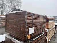 Ca. 133x guyana ipé planken geschaafd, 25x145mm, lengte 125cm - afbeelding 2 van  3