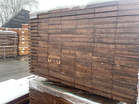 Ca. 133x guyana ipé planken geschaafd, 25x145mm, lengte 125cm - afbeelding 3 van  3