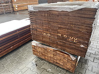 Ca. 133x guyana ipé planken geschaafd, 25x145mm, lengte 125cm - afbeelding 3 van  3