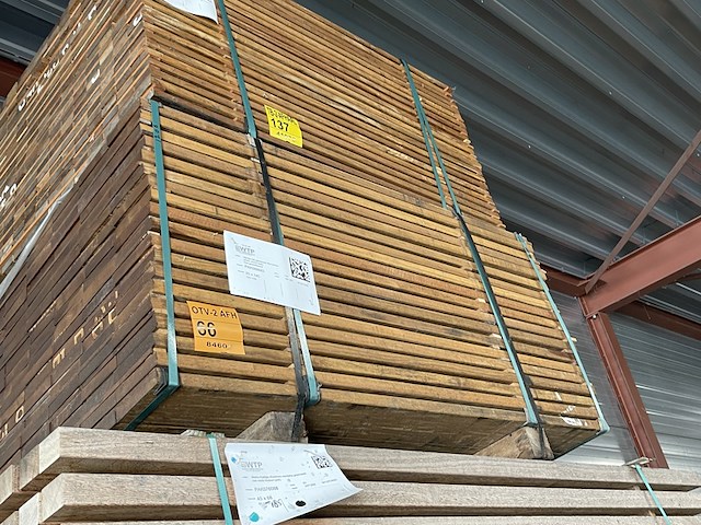 Ca. 133x guyana ipé planken geschaafd, 25x145mm, lengte 125cm - afbeelding 4 van  4